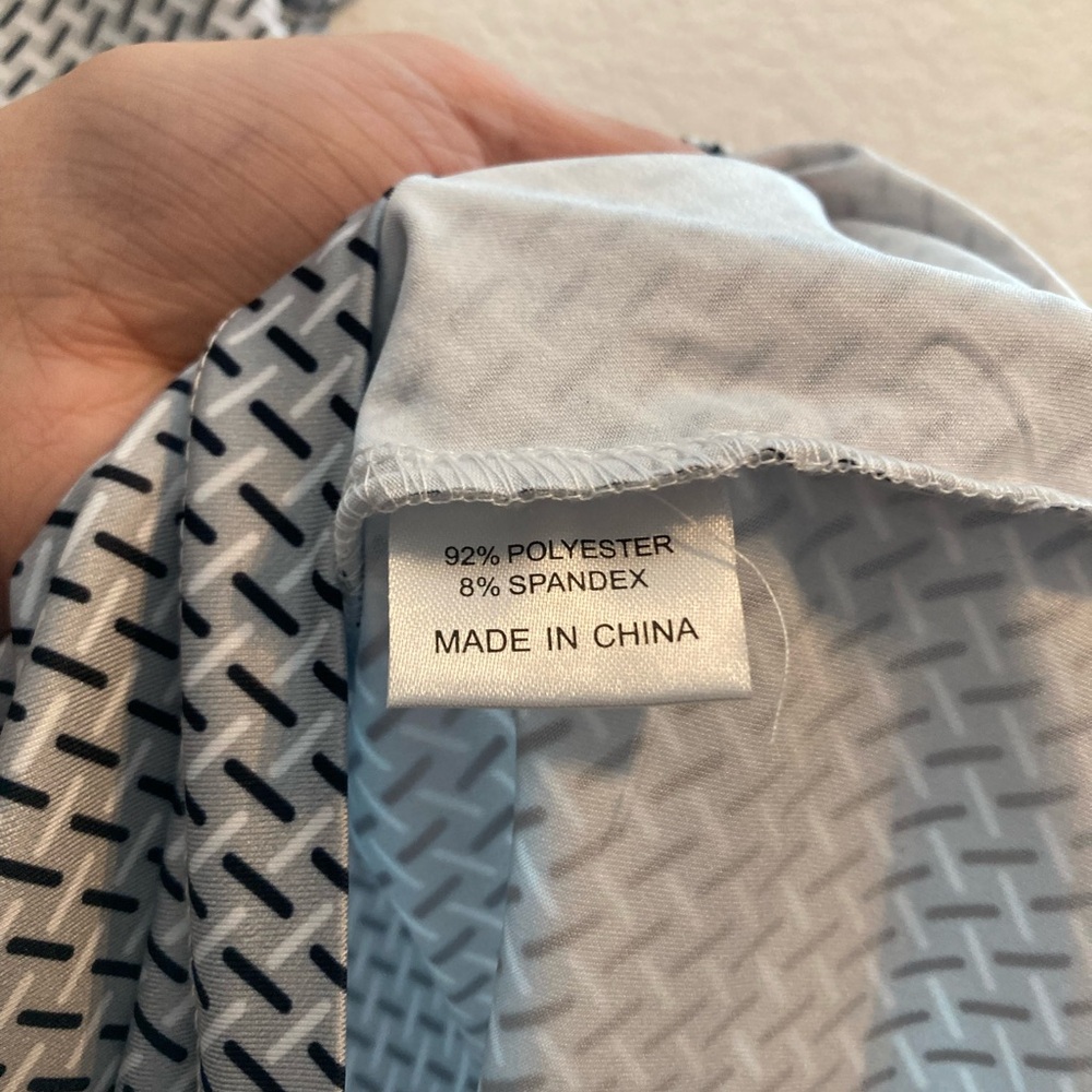Men’s Grey SPF Polo - Picture 4 of 6